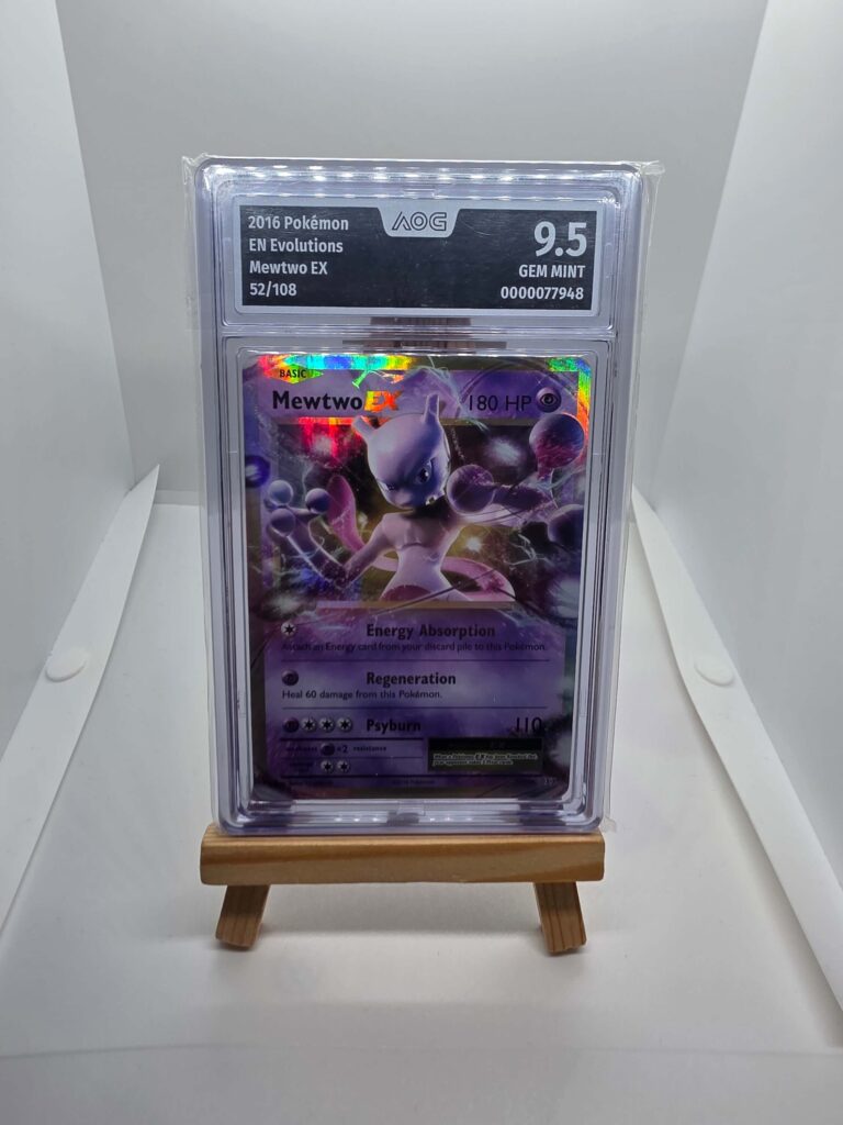 Mewtwo EX Evoluzioni gradato 9.5 ENG